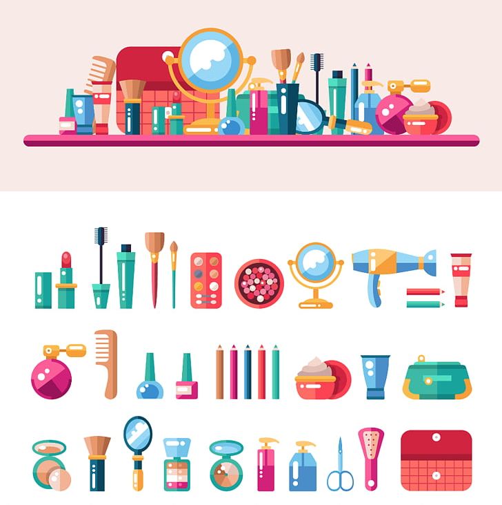 Cosmetics Make-up Artist Flat Design PNG, Clipart, Art, Brush, Computer Icons, Cosmetics, Flat Design Free PNG Download