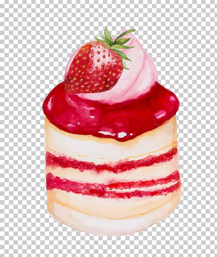 Macaron Strawberry Cream Cake Dessert PNG, Clipart, Bavarian Cream, Cake, Cream, Cream Cheese, Encapsulated Postscript Free PNG Download