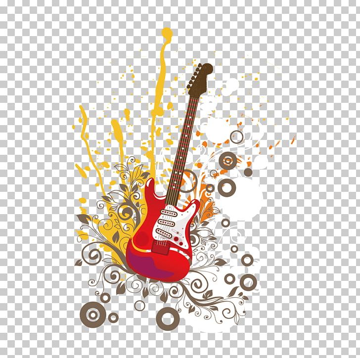 Guitar Art Illustration PNG, Clipart, Drawing, Graphic Arts, Guitar Accessory, Painting, Poster Free PNG Download