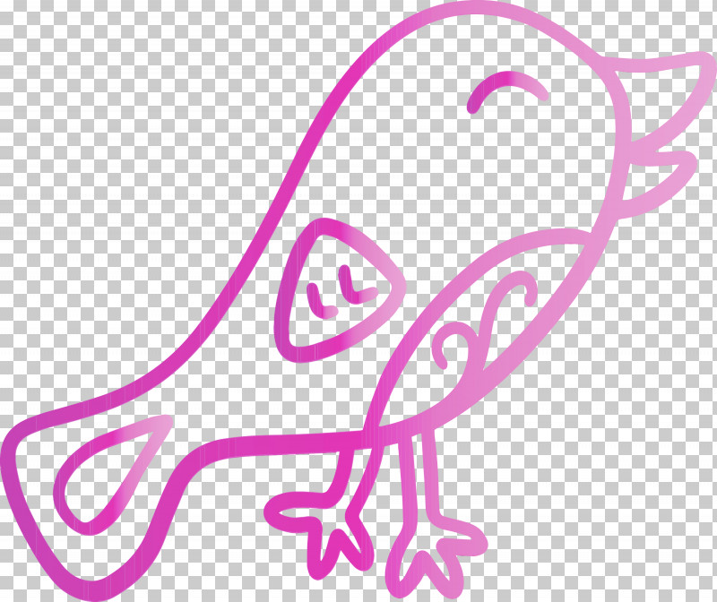 Pink Line Art Magenta PNG, Clipart, Cartoon Bird, Cute Bird, Line Art, Magenta, Paint Free PNG Download