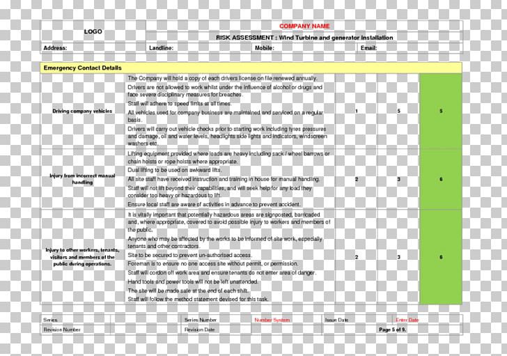 Risk Assessment Computer Software Architectural Engineering Template PNG, Clipart, Architectural Engineering, Area, Computer Software, Document, Electrician Free PNG Download