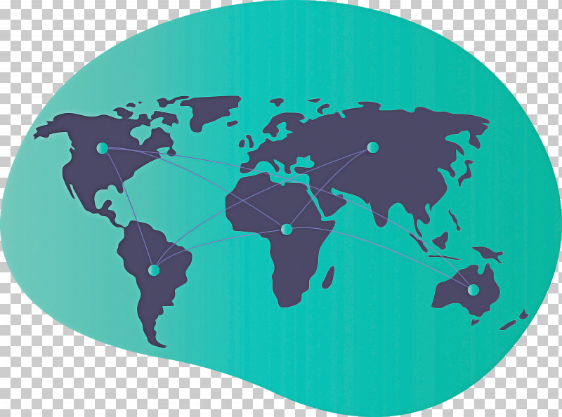 Connected World PNG, Clipart, Aqua, Connected World, Earth, Globe, Green Free PNG Download