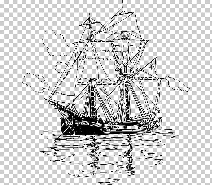 Brigantine Ship Clipper PNG, Clipart, Brig, Caravel, Carrack, Naval Ship, Piracy Free PNG Download