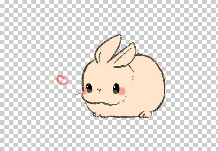 Cute Tiny Anime Rabbit Sticker, Animal, Cartoon, Sticker PNG Transparent  Clipart Image and PSD File for Free Download