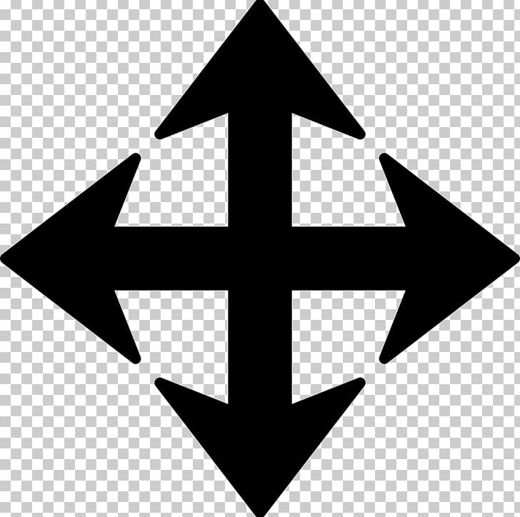 Computer Icons Arrow Symbol PNG, Clipart, Angle, Arrow, Black And White, Computer Icons, Cross Free PNG Download
