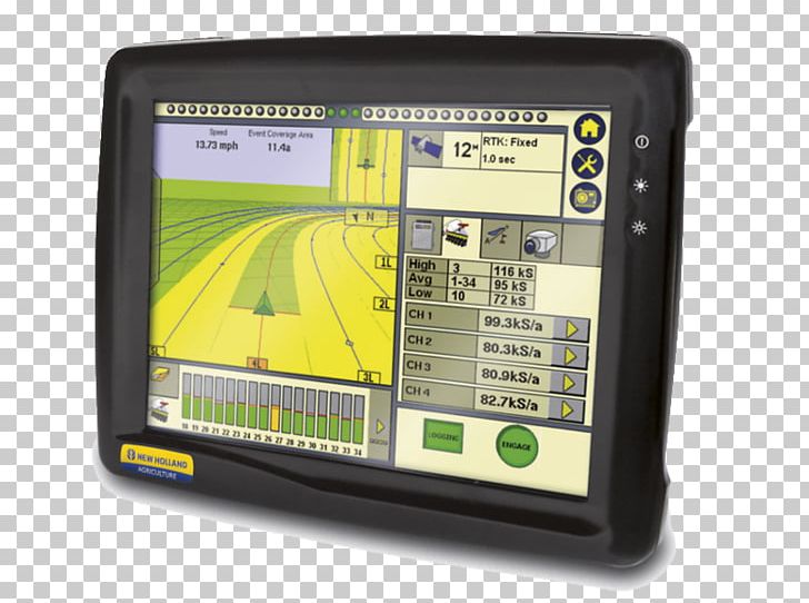 Precision Agriculture Agricultural Machinery New Holland Agriculture Global Positioning System PNG, Clipart, Agricultural Engineering, Agricultural Machinery, Agriculture, Automotive Navigation System, Comm Free PNG Download
