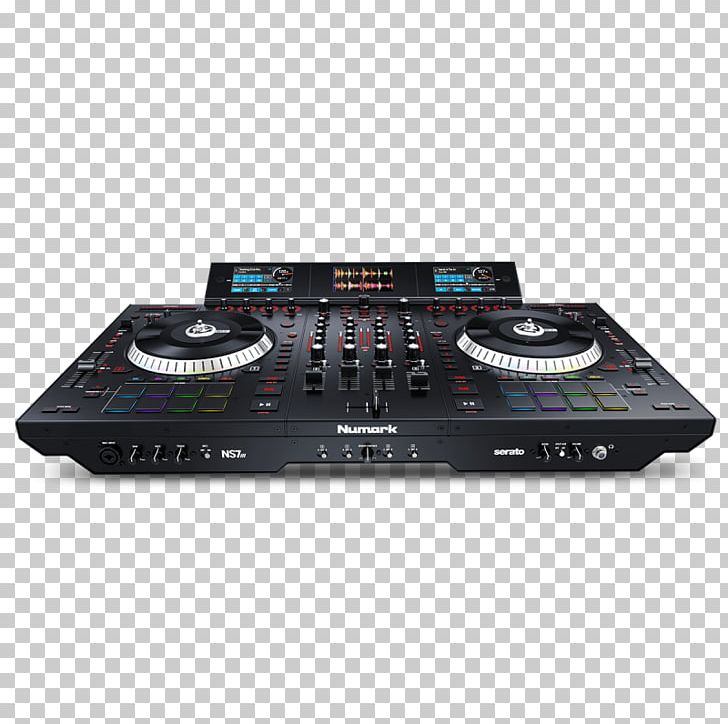 Numark NS7 III DJ Controller Numark NS7III Disc Jockey Audio Mixers PNG, Clipart, Audio, Audio Equipment, Audio Mixer, Controller, Disc Jockey Free PNG Download
