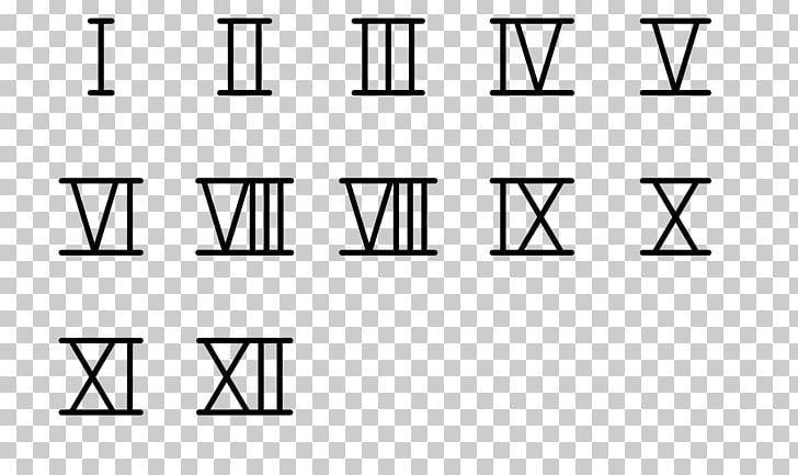 Roman Numerals Numeral System Number Cursive Letter PNG, Clipart, Angle, Area, Black, Black And White, Brand Free PNG Download