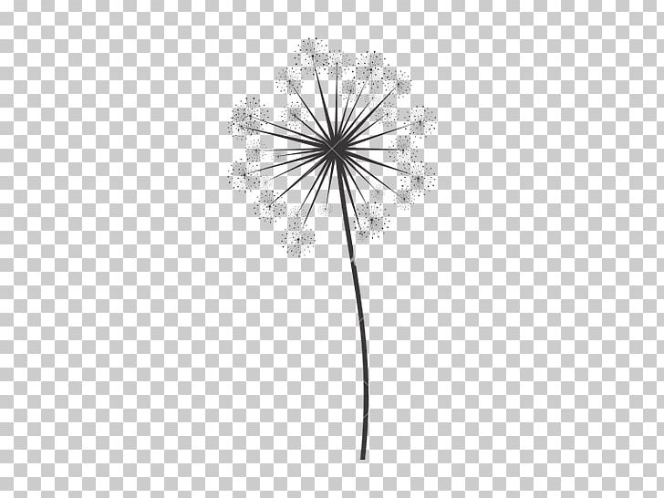Black And White Monochrome Photography Tree Flower PNG, Clipart, Black And White, Branch, Computer, Computer Wallpaper, Dandelion Free PNG Download