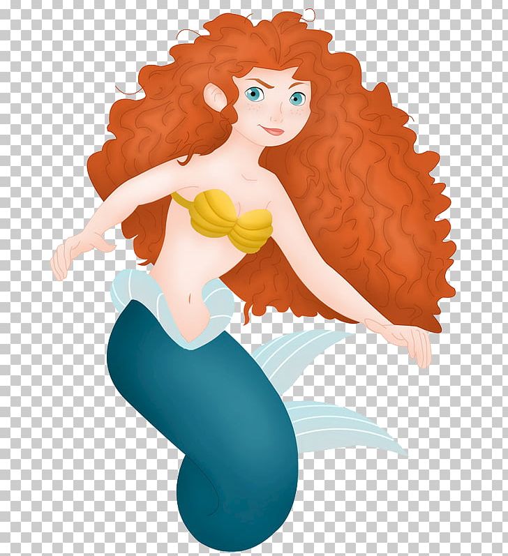 Mermaid Merida Brave Rapunzel Princess Jasmine PNG, Clipart, Anna, Ariel, Art, Brave, Cartoon Free PNG Download