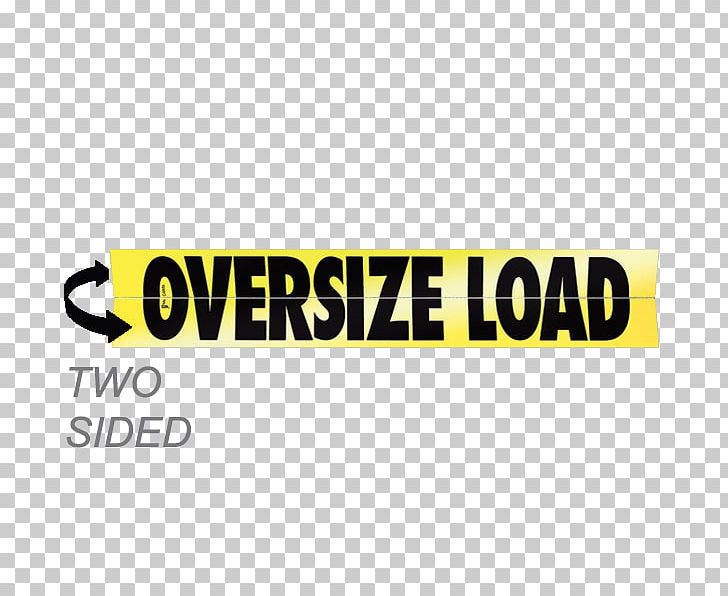 Oversize Load Car Banner Escort Vehicle PNG, Clipart, Area, Banner, Brand, Car, Cargo Free PNG Download