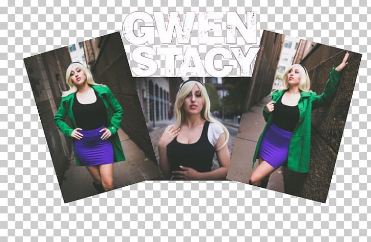Gwen Stacy Spider-Man Comics Purple Brand PNG, Clipart, Brand, Coat, Comics, Cosplay, Greeting Free PNG Download