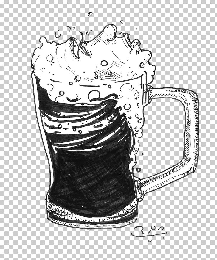 Mug Cup Sketch PNG, Clipart, Beer, Black And White, Cup, Draw, Drawing Free PNG Download