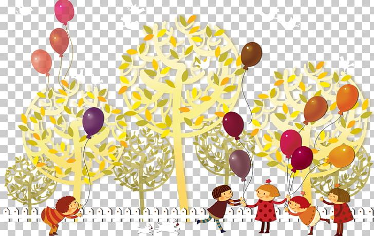 Cartoon Floral Design Illustration PNG, Clipart, Art, Balloon, Balloon Cartoon, Boy Cartoon, Car Free PNG Download