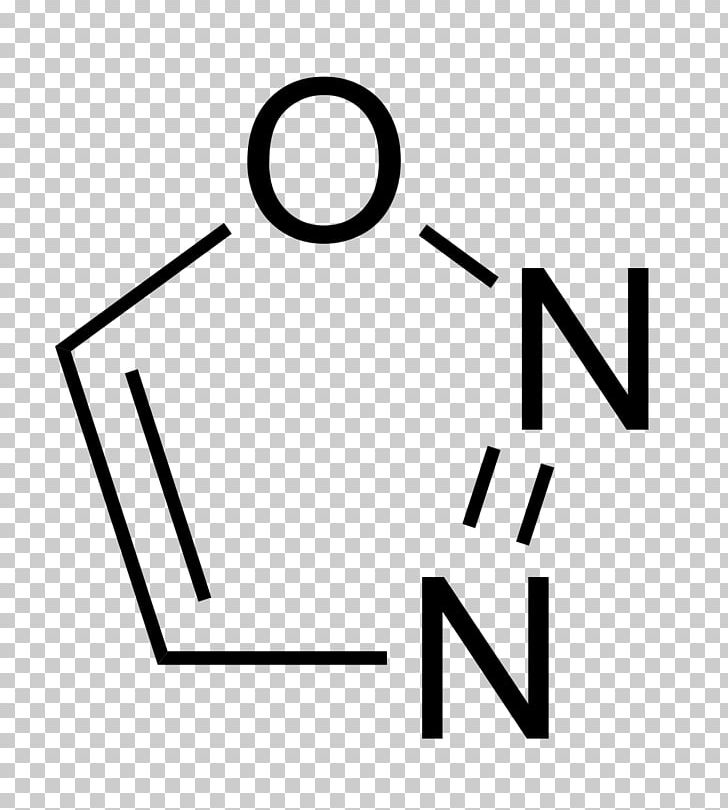 Oxadiazole Furazan Isoxazole Heterocyclic Compound PNG, Clipart, Angle, Area, Aromatic Compounds, Azole, Black Free PNG Download