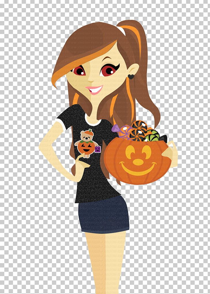 Halloween Doll Clothing PNG, Clipart, Art, Brown Hair, Cartoon, Clothing, Deviantart Free PNG Download