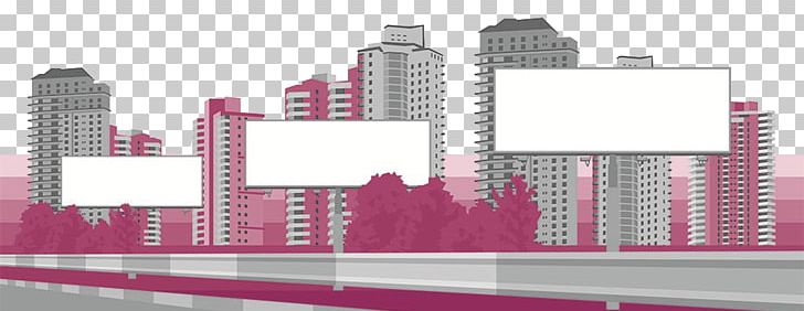 Billboard Building Modern Architecture Skyscraper PNG, Clipart, Architectural Engineering, Architecture, Building, City, City Silhouette Free PNG Download