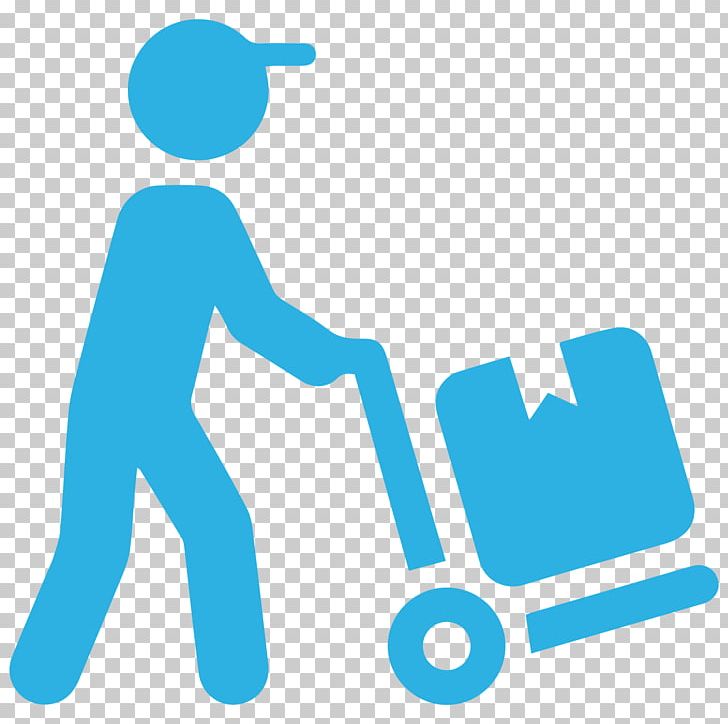 Mover Delivery Computer Icons Courier PNG, Clipart, Area, Blue, Box, Brand, Communication Free PNG Download