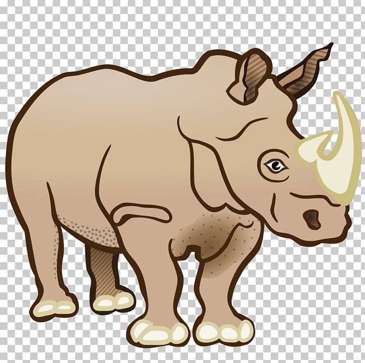 Rhinoceros Drawing Line Art PNG, Clipart, Animal Figure, Art, Artwork, Carnivoran, Cartoon Free PNG Download