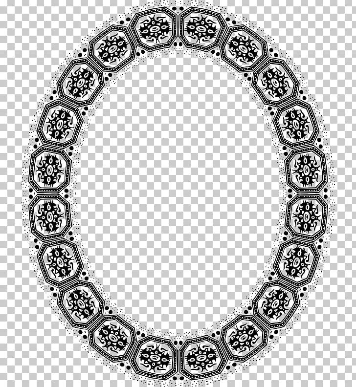 Silver Oval Frames Stock Photography PNG, Clipart, Antique, Black And White, Body Jewelry, Circle, Fashion Accessory Free PNG Download