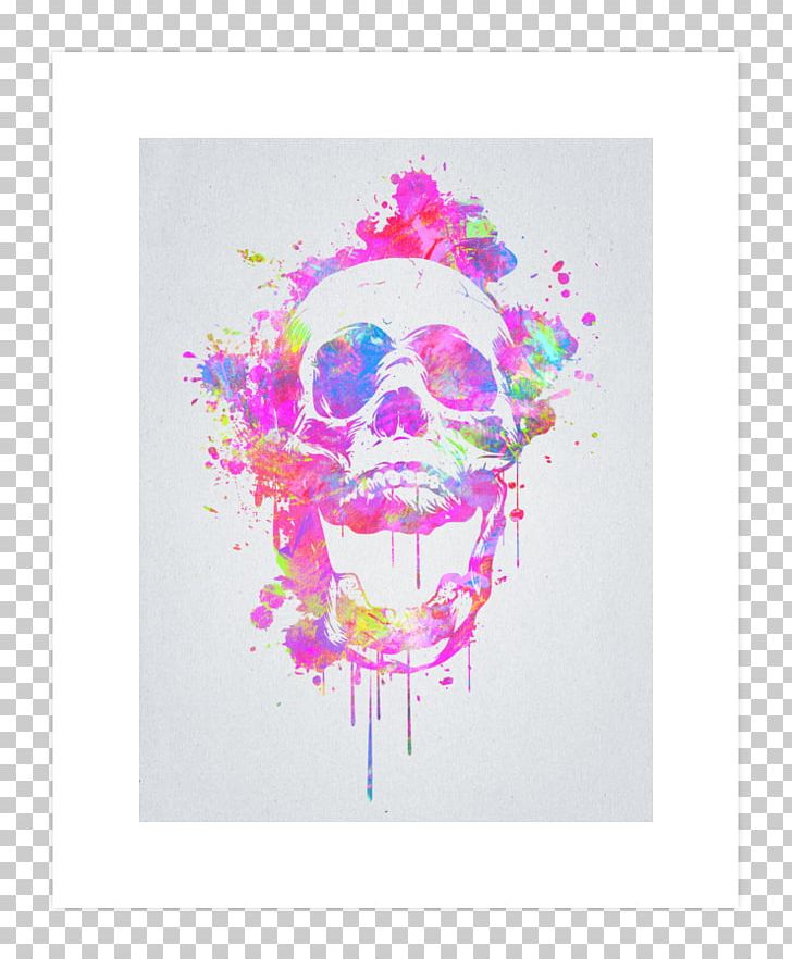 T-shirt Art Watercolor Painting Skull PNG, Clipart, Art, Bandana, Bone, Clothing, Color Free PNG Download