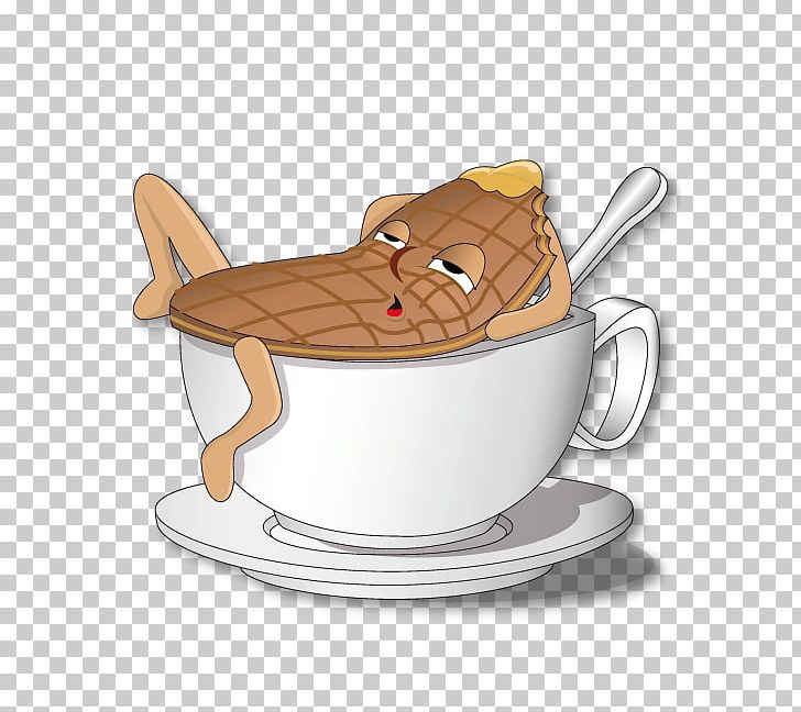 Coffee Cup Stroopwafel Food PNG, Clipart, Animal, Cartoon, Coffee Cup, Cup, Drinkware Free PNG Download