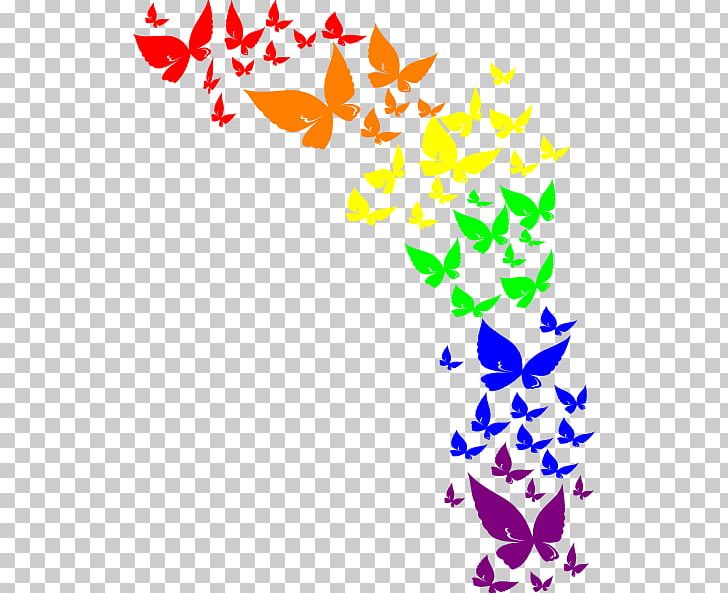 Butterfly Rainbow PNG, Clipart, Area, Art, Artwork, Blog, Border Free PNG Download