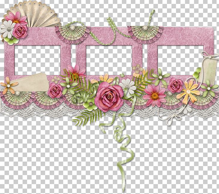 Pink Flowers PNG, Clipart, Artificial Flower, Border Frames, Cut Flowers, Designer, Digital Photo Frame Free PNG Download