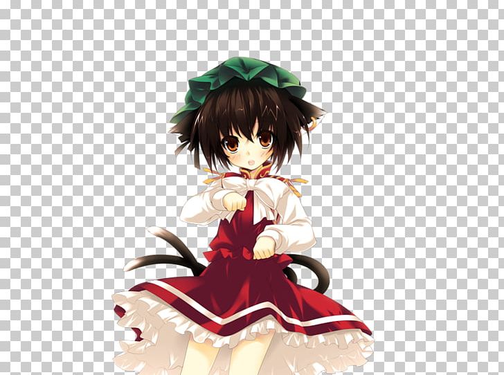 Touhou Project 幻想万华镜~The Memories Of Phantasm~ Wiki Character Japanese Cartoon PNG, Clipart, Anime, Brown Hair, Character, Cheerleader, Chen Free PNG Download