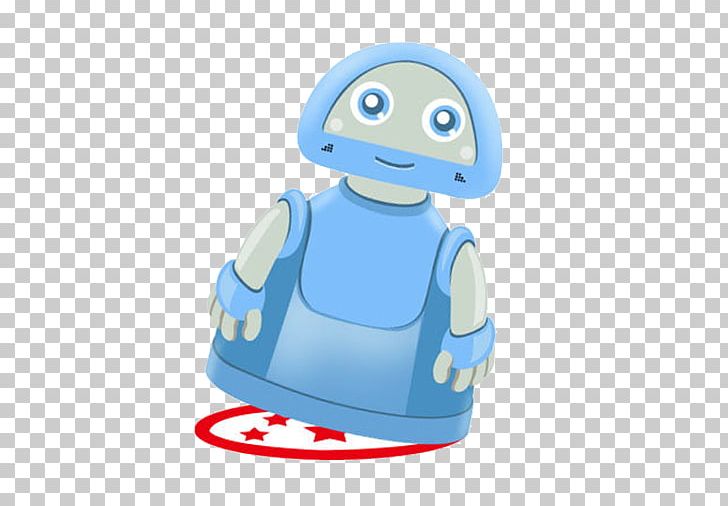 Robot Cartoon Illustration PNG, Clipart, Artificial Intelligence, Blue, Blue Background, Blue Border, Blue Eyes Free PNG Download