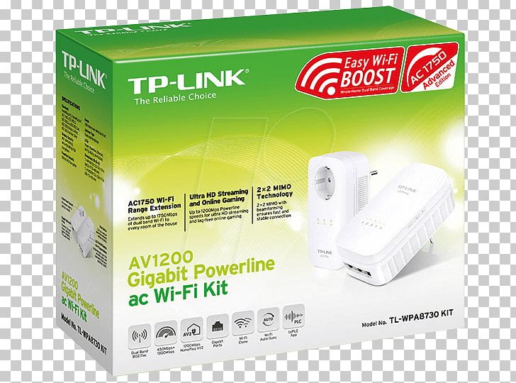 TP-Link Power-line Communication Wireless Repeater Router Wi-Fi PNG, Clipart, Computer Network, Electronics, Gigabit, Homeplug, Ieee 80211ac Free PNG Download