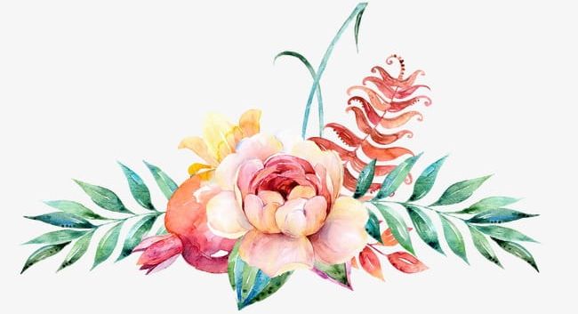 Watercolor Floral Decoration PNG, Clipart, Decoration, Decoration Clipart, Floral Clipart, Flowers, Pomegranate Free PNG Download