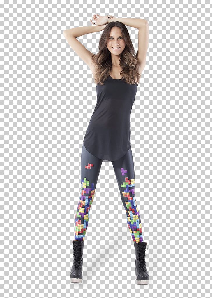 Leggings Tetris Clothing Pajamas Fashion PNG, Clipart, Clothing, Clothing Sizes, Dress, Fashion, Fashion Model Free PNG Download