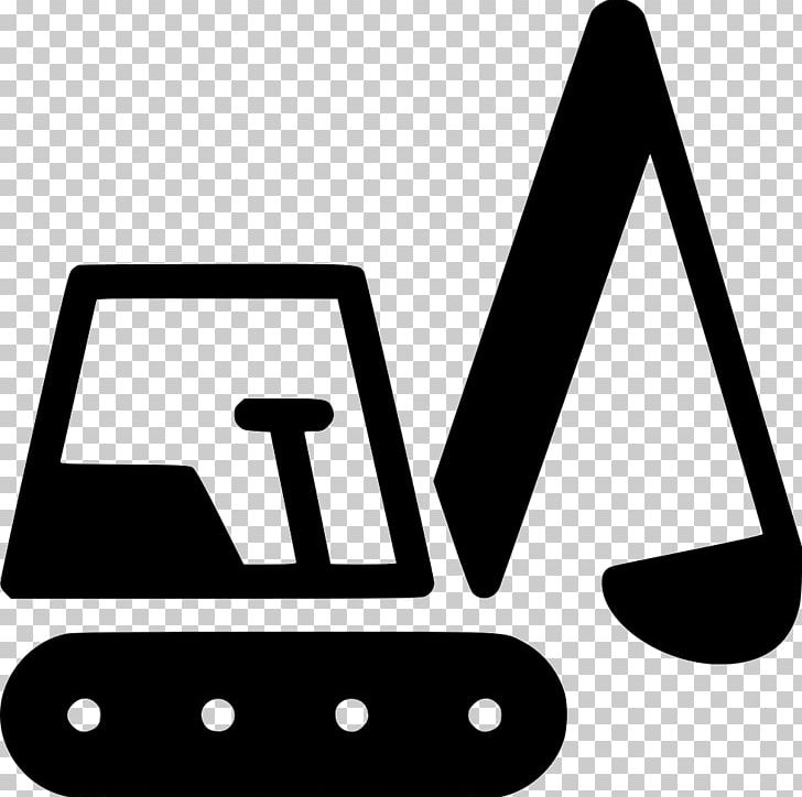 Excavator Heavy Machinery Computer Icons Industry PNG, Clipart, Angle, Architectural Engineering, Area, Black, Black And White Free PNG Download