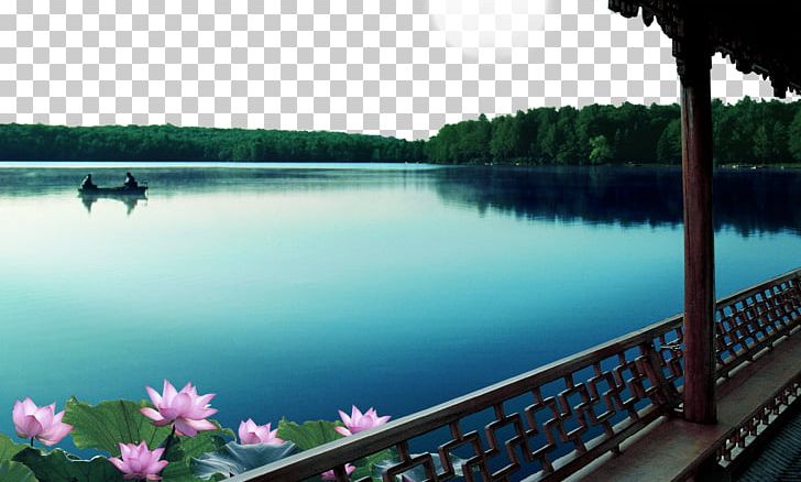 Wanghu Lake Blue PNG, Clipart, Beautiful, Beautiful Scenery, Blue, Blue, Blue Abstract Free PNG Download