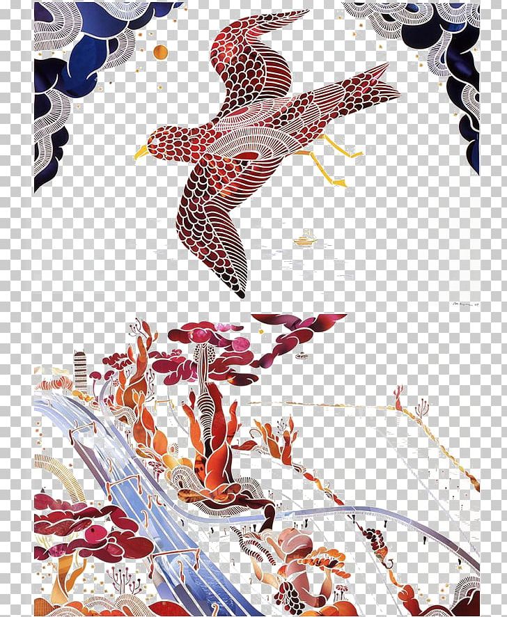 Decorative Painting Birds PNG, Clipart, Abstract, Art, Artist, Bird Cage, Breeze Free PNG Download
