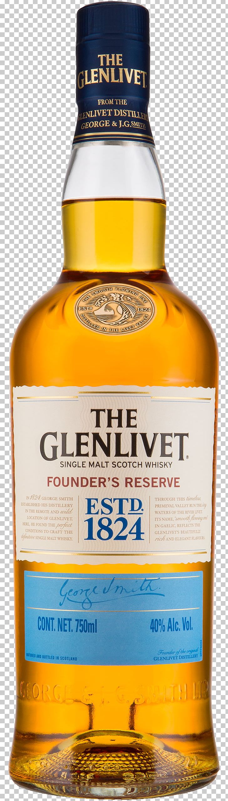 The Glenlivet Distillery Scotch Whisky Single Malt Whisky Whiskey Speyside Single Malt PNG, Clipart, Beer Bottle, Blended Whiskey, Bottle, Cask Strength, Chivas Regal Free PNG Download