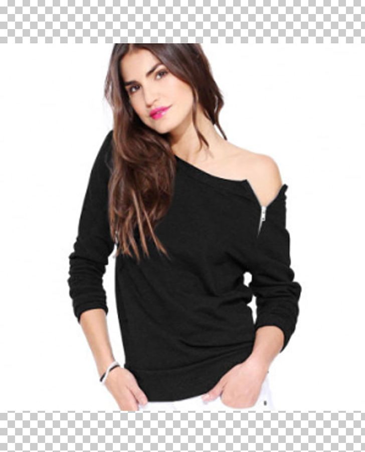 T-shirt Top Sleeve Clothing Woman PNG, Clipart, Arm, Black, Blouse, Brown Hair, Clothing Free PNG Download