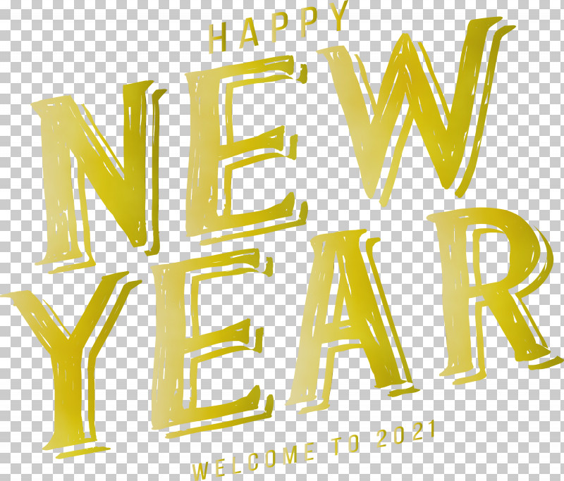 Logo Font Yellow Meter Line PNG, Clipart, 2021 New Year, Happy New Year 2021, Line, Logo, M Free PNG Download