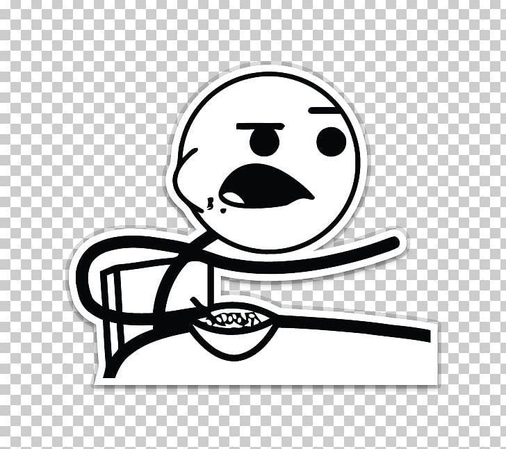 Rage Comic Internet Meme Sticker PNG, Clipart, Area, Black And White, Cereal, Cereal Guy, Comics Free PNG Download