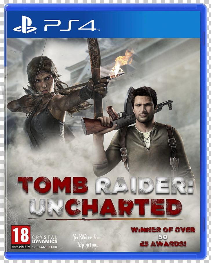 Rise Of The Tomb Raider PlayStation 4 Uncharted: Drake's Fortune Tomb Raider Chronicles PNG, Clipart, Action Film, Film, Nathan Drake, Pc Game, Playstation 4 Free PNG Download