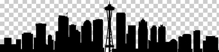 Seattle Wall Decal Skyline Sticker PNG, Clipart, Art, Black And White, Canvas Print, City, Cityscape Free PNG Download