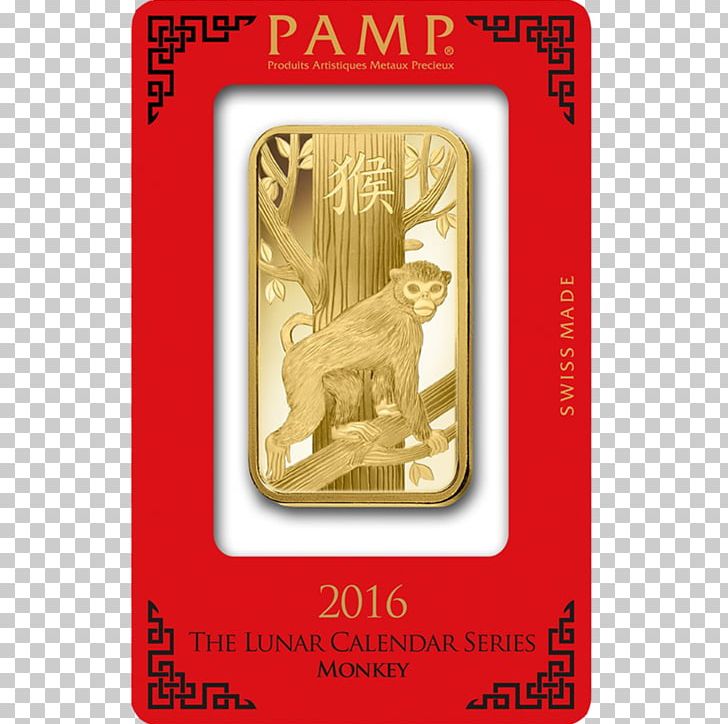 Gold Bar PAMP Monkey Bullion PNG, Clipart, Brand, Bullion, Bullion Coin, Gold, Gold As An Investment Free PNG Download