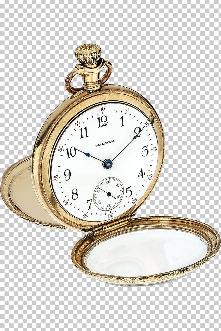 Waltham Watch Company Pocket Watch Clock PNG, Clipart, Brass, Clock, Gold, Gold Plating, Metal Free PNG Download