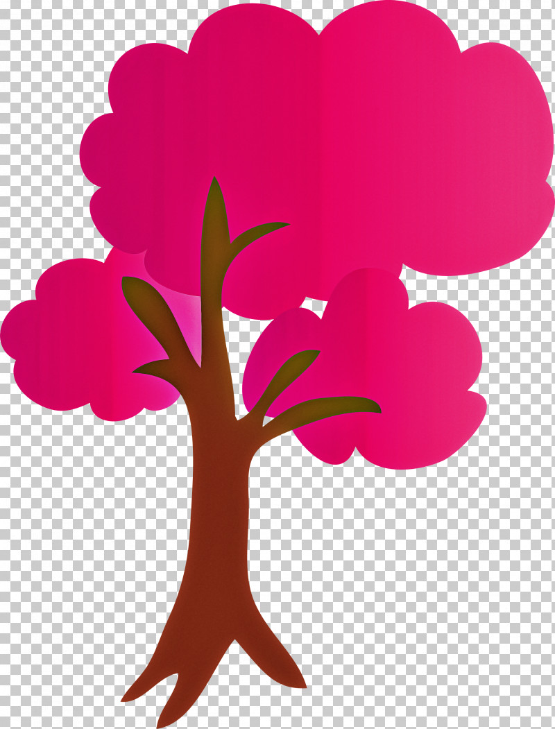 Heart Pink Leaf Tree Plant PNG, Clipart, Branch, Flower, Heart, Leaf, Love Free PNG Download