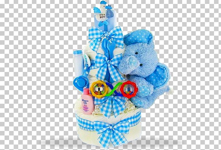 Diaper Cake Food Gift Baskets Cupcake PNG, Clipart, Baby Shower, Baby Toddler Onepieces, Basket, Blue, Boy Free PNG Download