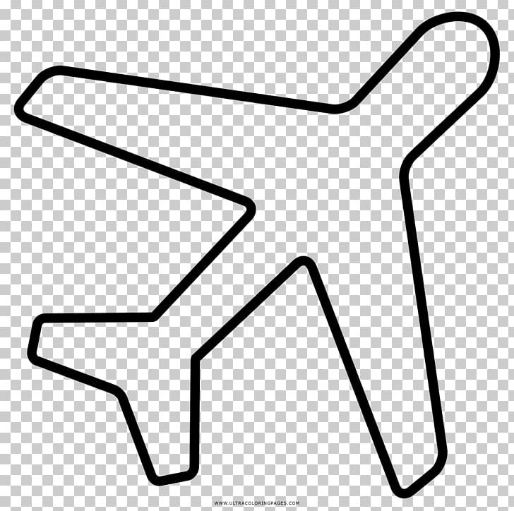 Airplane Drawing Coloring Book Black And White PNG, Clipart, Airplane, Angle, Area, Ausmalbild, Black Free PNG Download