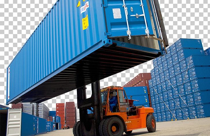 Cargo Intermodal Container Container Port Logistics PNG, Clipart, Blue, Blue Container, Container, Cosco, Engineering Free PNG Download