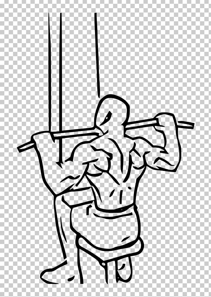 Pulldown Exercise Latissimus Dorsi Muscle Row Biceps PNG, Clipart, Angle, Arm, Bentover Row, Black, Black And White Free PNG Download
