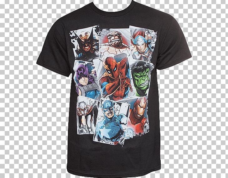 T-shirt Hulk Iron Man Spider-Man Captain America PNG, Clipart, Avengers, Avengers Age Of Ultron, Black Widow, Brand, Captain America Free PNG Download